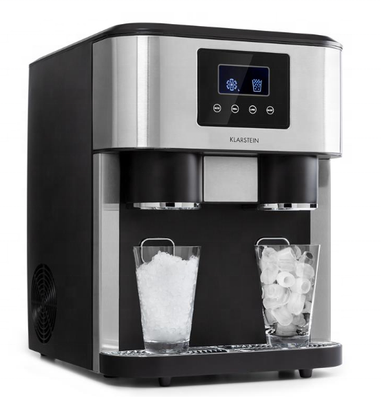 15-18kg Household Desktop Ice Maker Dispenser with Bullets, Crushed Ice, and Cold Water