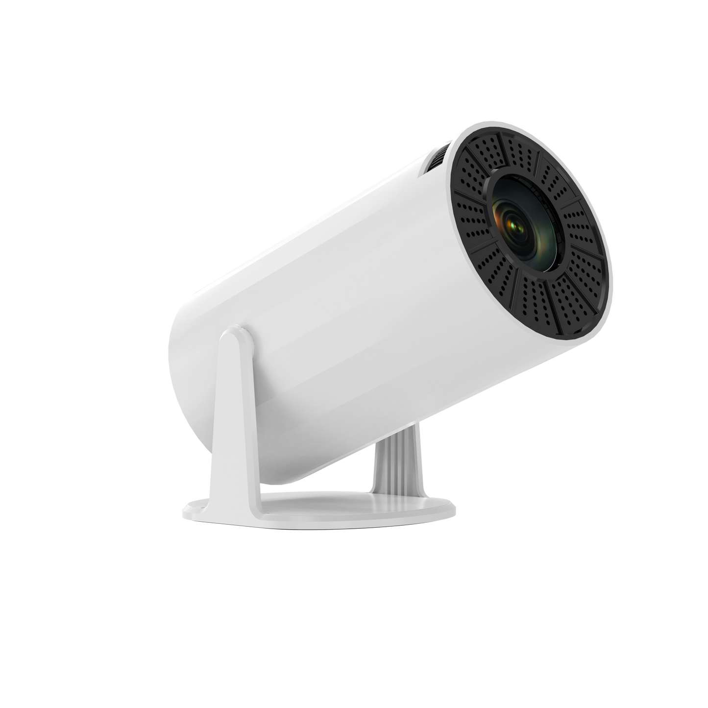 Equipped with Wifi Bt Outdoor Portable Projector, Automatic Trapezoidal Home/Movie Projector, 1080P/4K Intelligent Projector