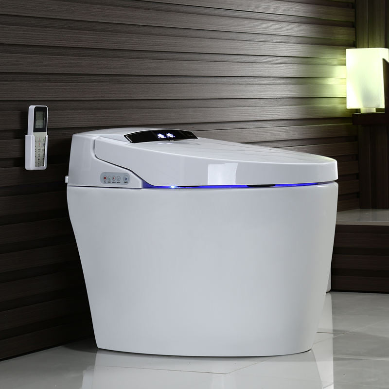 Toilettes intelligentes au sol avec capteur, toilettes automatiques intelligentes