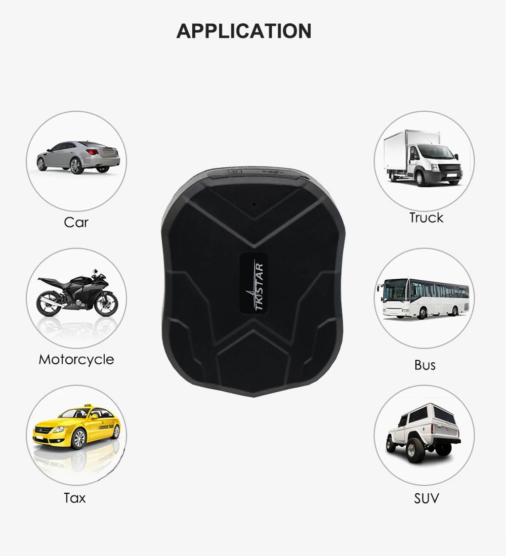 2G/4G Dual-Mode Strong Magnetic GPS Tracker Car Waterproof Positioning Voice Monitoring Global APP Monitoring
