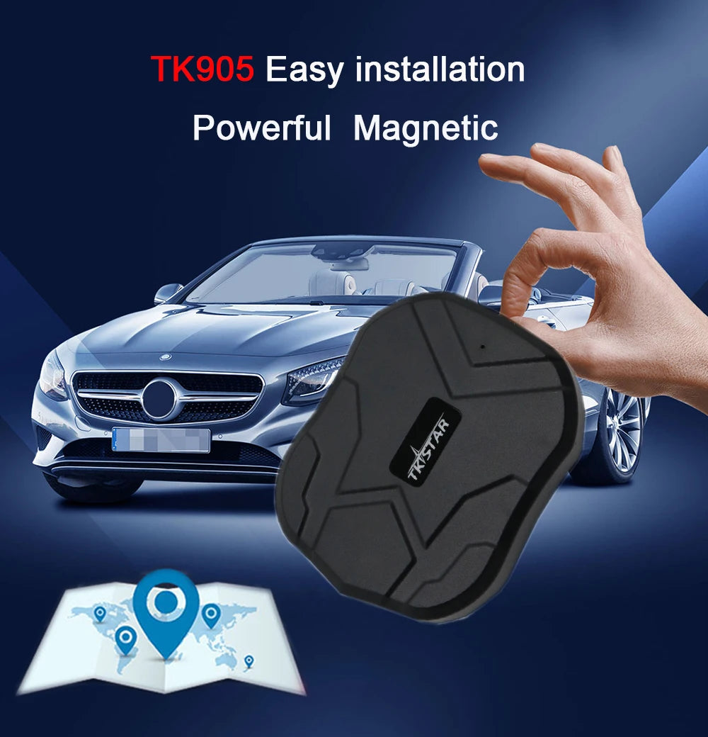 2G/4G Dual-Mode Strong Magnetic GPS Tracker Car Waterproof Positioning Voice Monitoring Global APP Monitoring