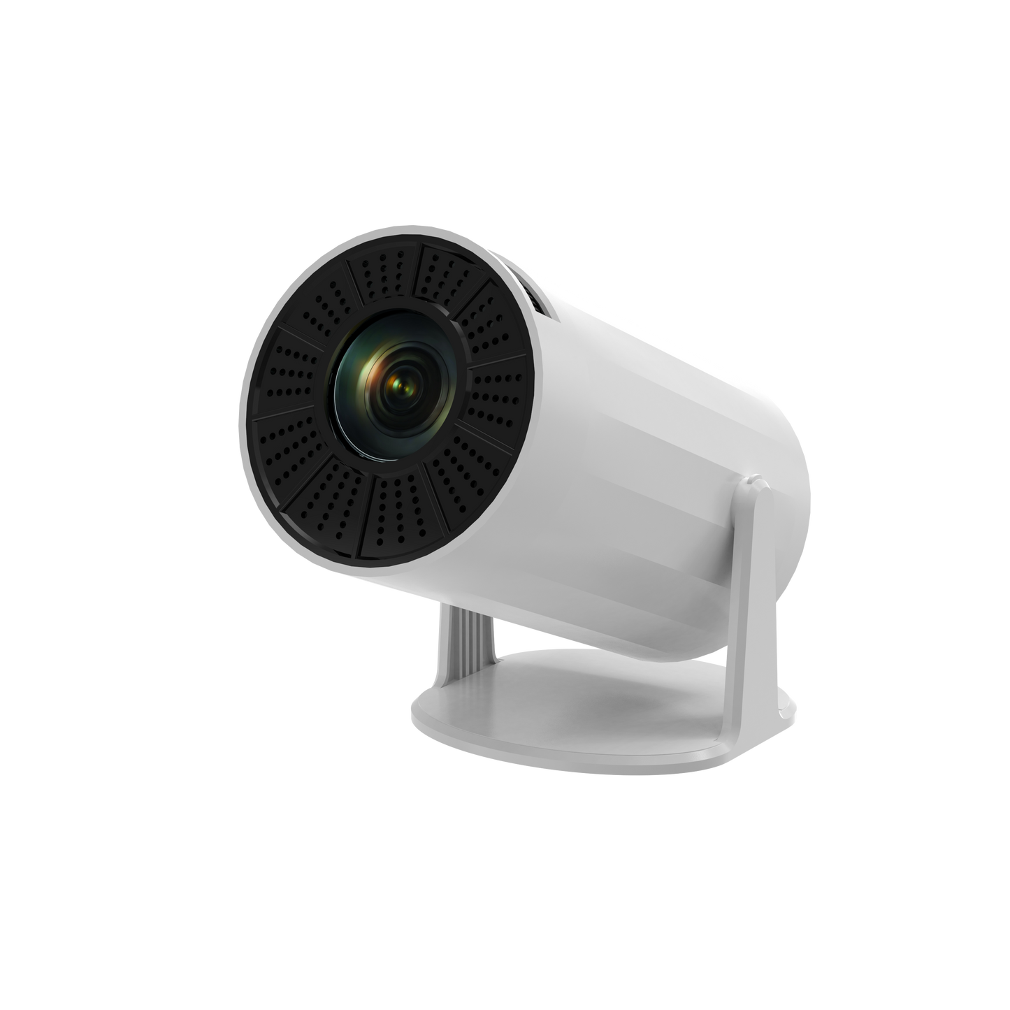 Equipped with Wifi Bt Outdoor Portable Projector, Automatic Trapezoidal Home/Movie Projector, 1080P/4K Intelligent Projector