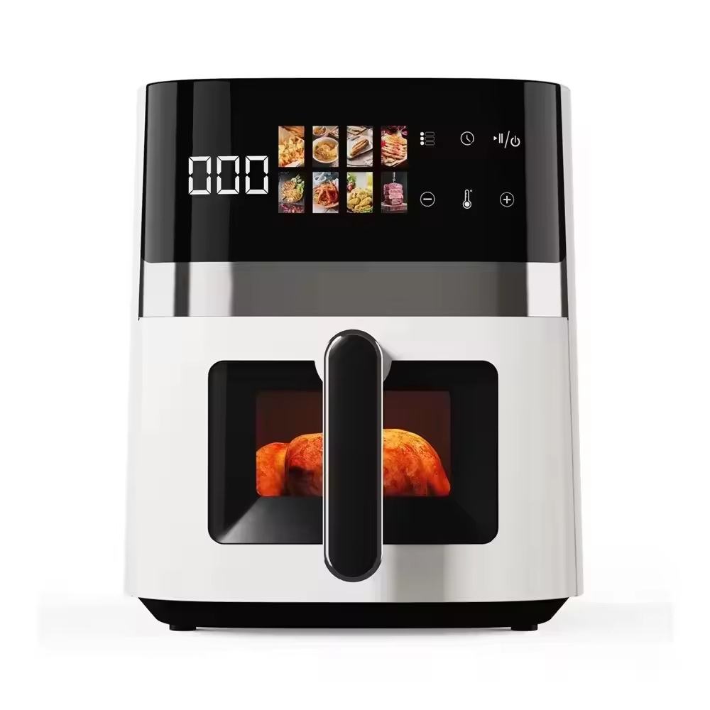 Home Intelligent Large Capacity Stainless Steel Air Fryer With Visual Display and Digital Control