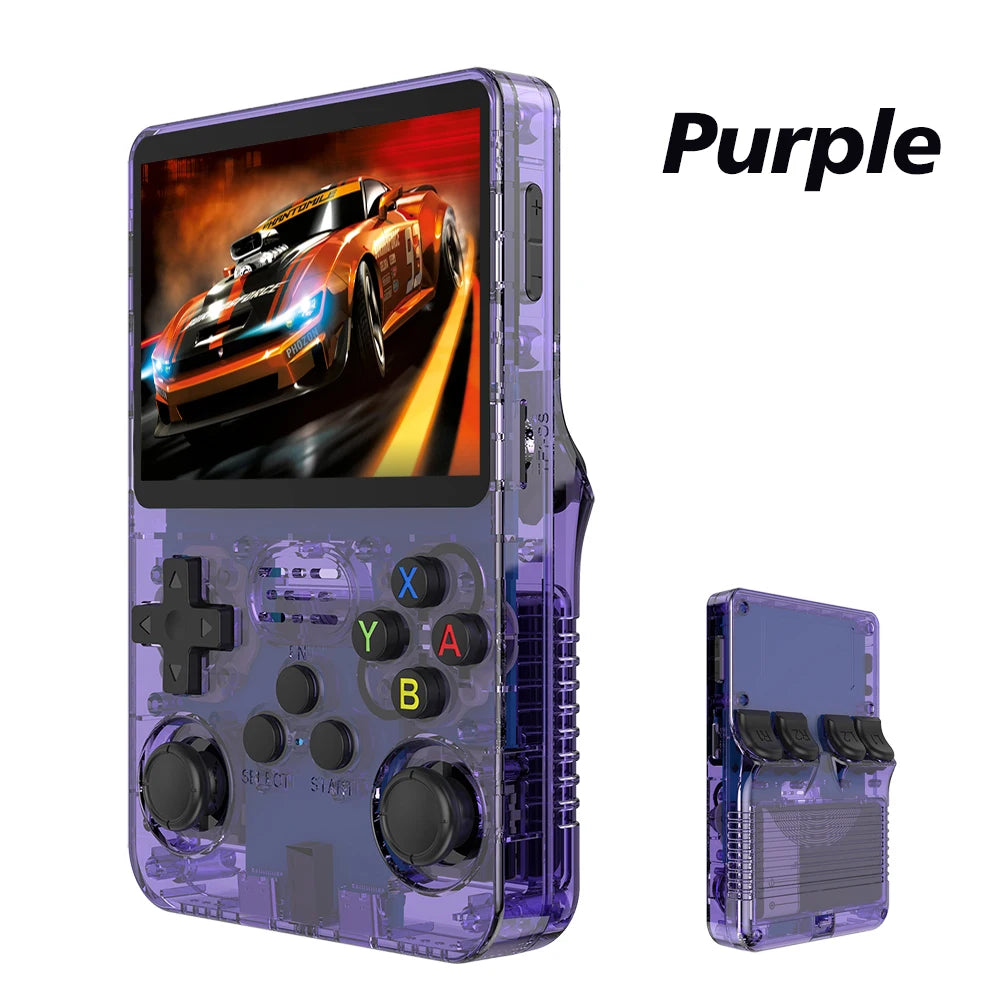 Retro Handheld with 3.5" IPS Linux OS 128GB storage 15K+ games dual joysticks Type-C charging