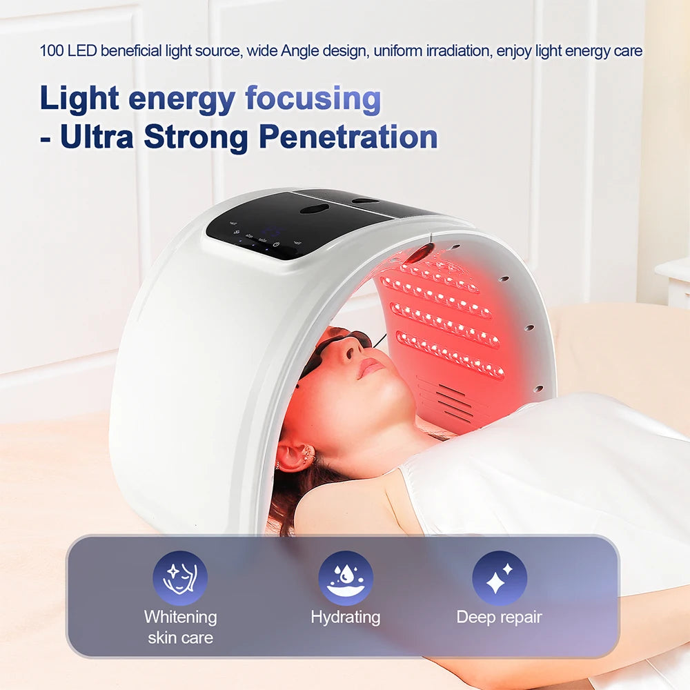 7-Color Photon Rejuvenation Facial Body Beauty Spa Nano Spray Facial Body Spray Led Facial Mask Pdt Machine