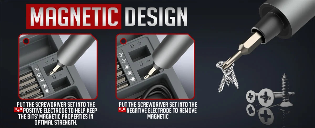 Professional 75-in-1 Magnetic Electric Screwdriver Kit 71 PH/TX Bits & 3 LED Lights Precision Power Tool for Electronics Repair