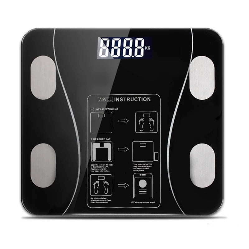Electronic Weight Scale Bathroom Scale LED Screen Body Oil Body Composition Analysis Health Scale
