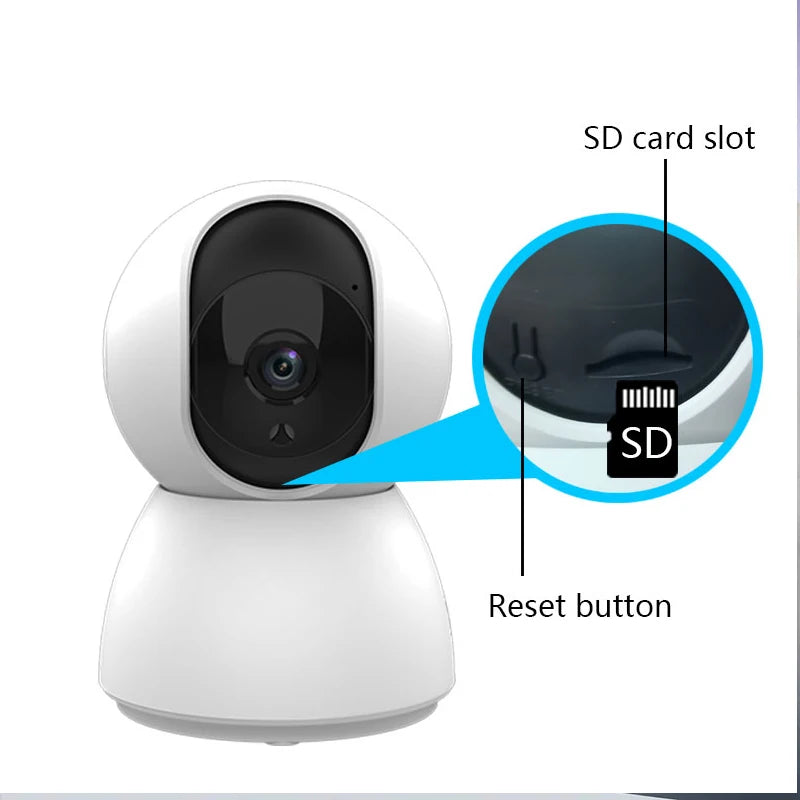 Smart 4MP HD WiFi IP Cam Auto Tracking Indoor Security CCTV/Baby Monitor with Night Vision