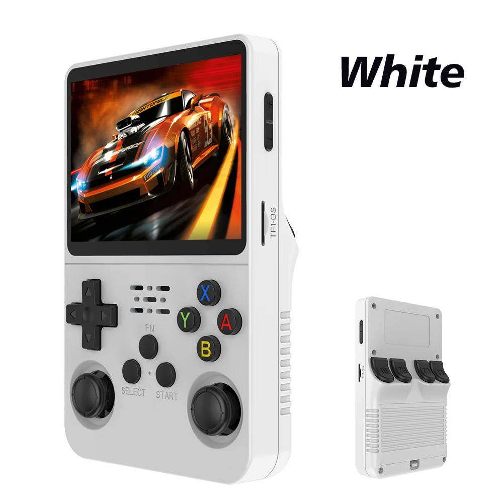 Retro Handheld with 3.5" IPS Linux OS 128GB storage 15K+ games dual joysticks Type-C charging
