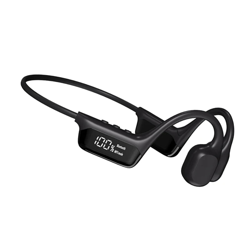 Turbo Bass Bone Conduction Sports Earphones Bluetooth 5.4+32GB Memory | IPX8 Professional Waterproof Universal for Swimming and Running Ultra Long Range MP3 Mode