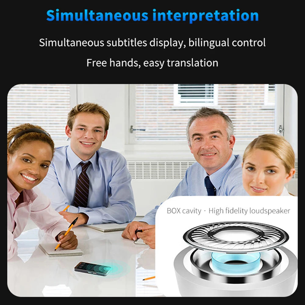 Appareil de traduction IA portable, 138 langues, traduction vocale en temps réel, 16 modes hors ligne et fonction ChatGPT, conversation bidirectionnelle, essentiel pour les voyages d'affaires