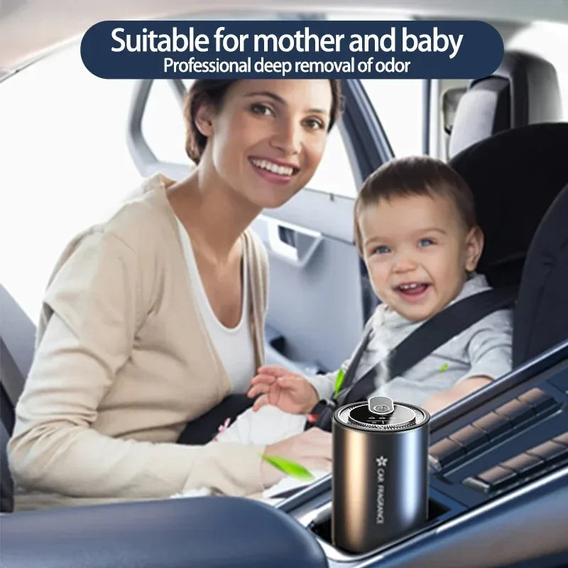 1000mAh USB Car Air Freshener with Aromatherapy Rechargeable Fragrance Diffuser Fresh Scent