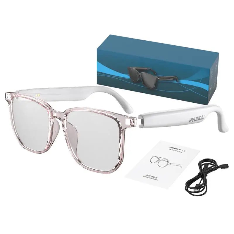Casque d'interprétation simultanée en temps réel, lunettes Bluetooth sans fil de traduction intelligente AI, lunettes intelligentes Xiaomi HY-C8