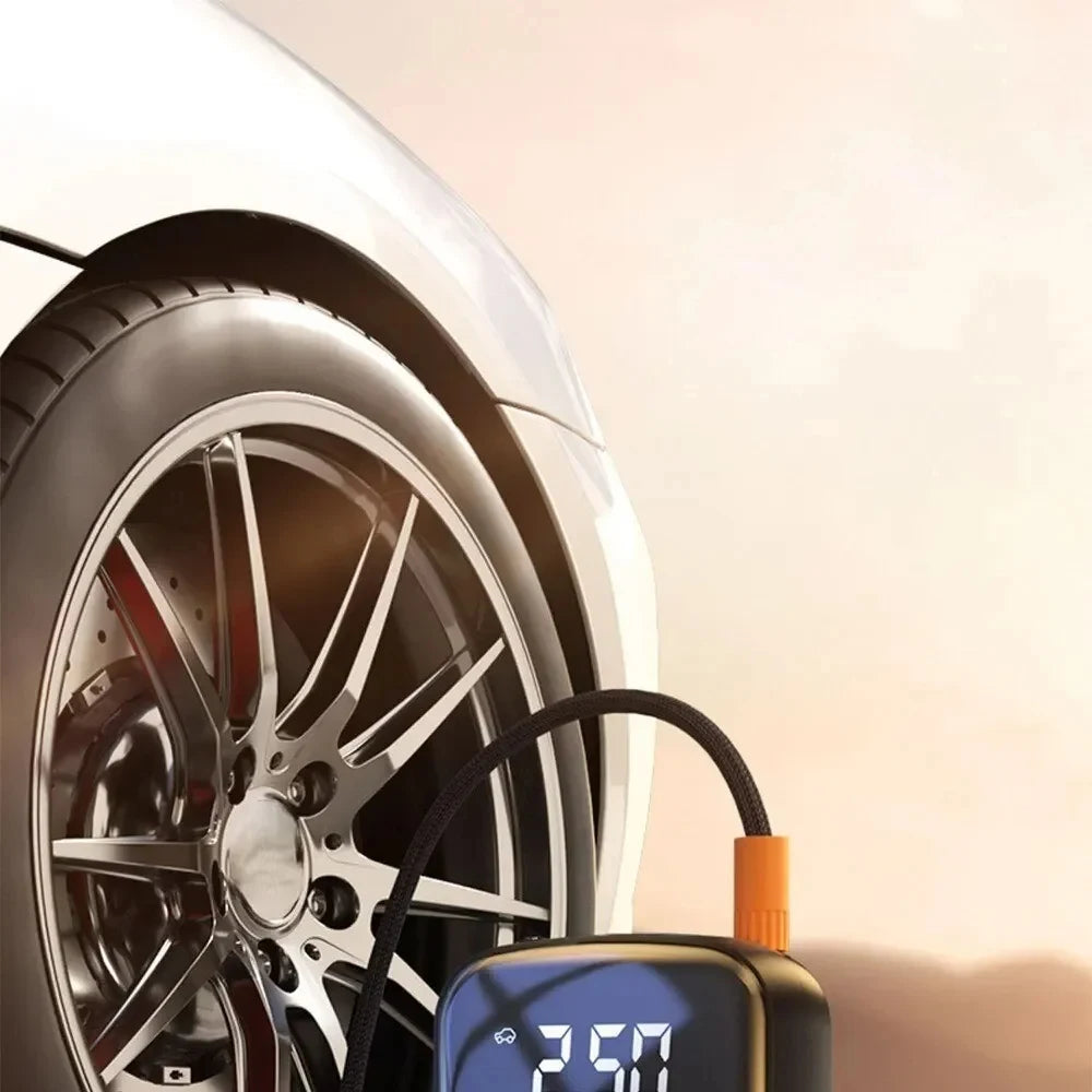 Wireless/Wired Car Tire Inflator Pump for Motorcycle/Bike/Boat/AUTO 12V DC Air Compressor