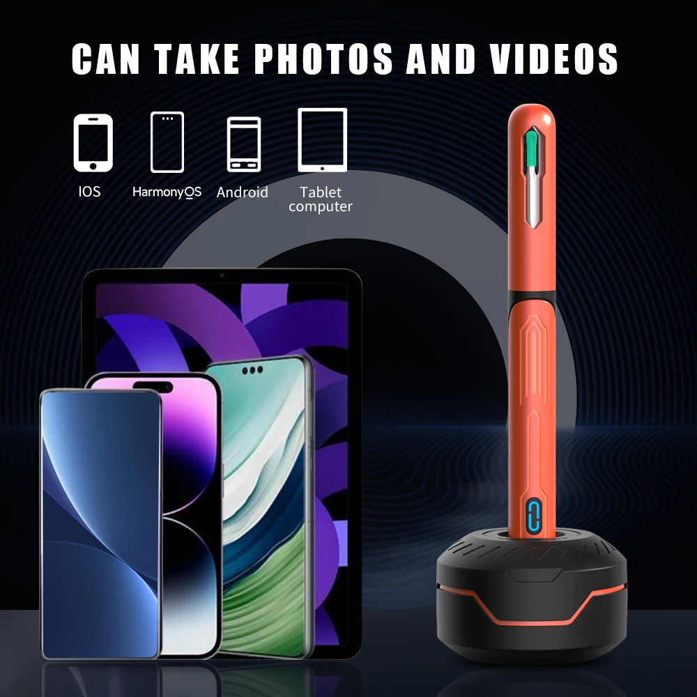 USB C Charging Endoscope Wax Removal Tool Earplugs MIni Camera Ear Wash Set Ear Wash with Camera Ear Stick Ear Glasses