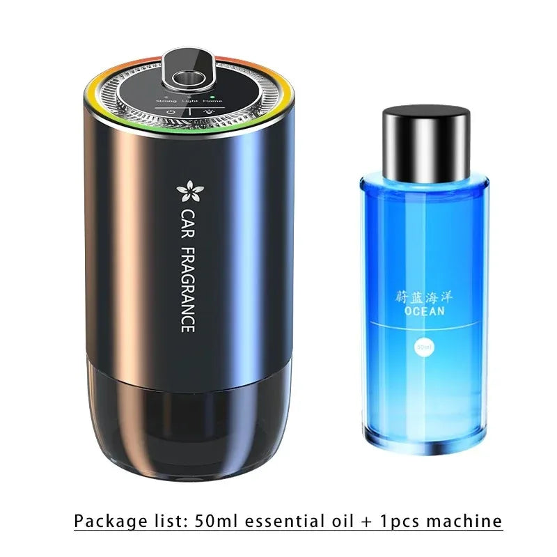 1000mAh USB Car Air Freshener with Aromatherapy Rechargeable Fragrance Diffuser Fresh Scent