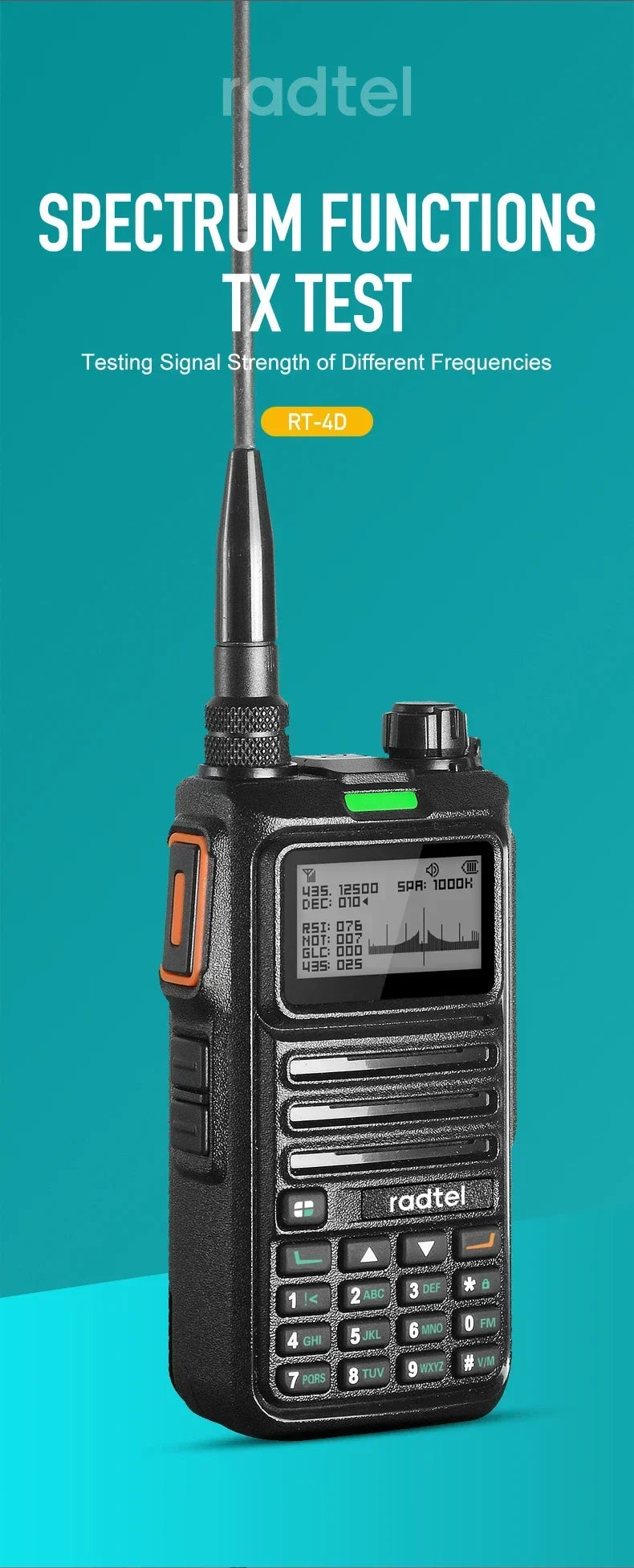 DMR Dual Mode Walkie Talkie Analog/Digital 2-Way Radio Dual Time Slot 1024CH Ham Radio