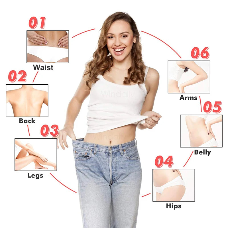 EMS+RF dual frequency lipolysis instrument intelligent slimming body shaping/LED phototherapy/fat burning massage three in one (suitable for slimming waist and legs)