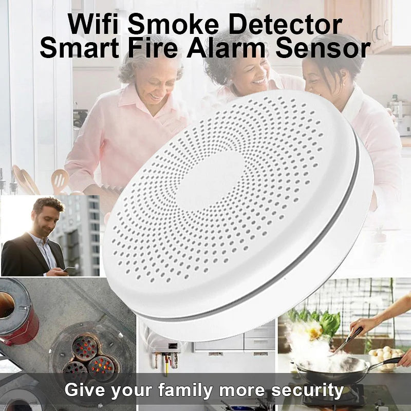 Fire PIR sound sensor alarm Co and smoke detector alarm Carbon monoxide living room kitchen shop
