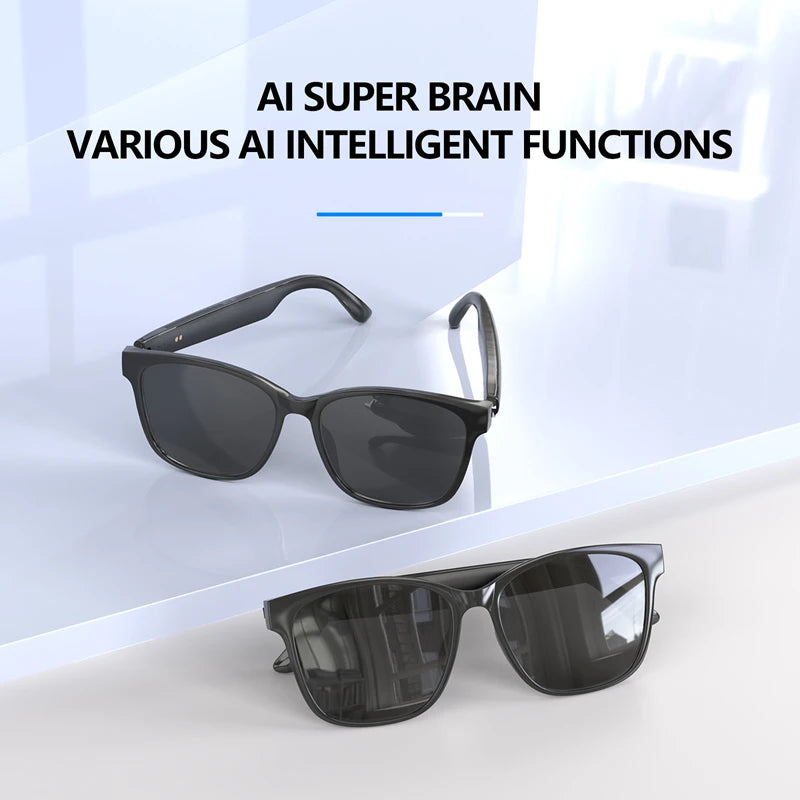 Casque d'interprétation simultanée en temps réel, lunettes Bluetooth sans fil de traduction intelligente AI, lunettes intelligentes Xiaomi HY-C8