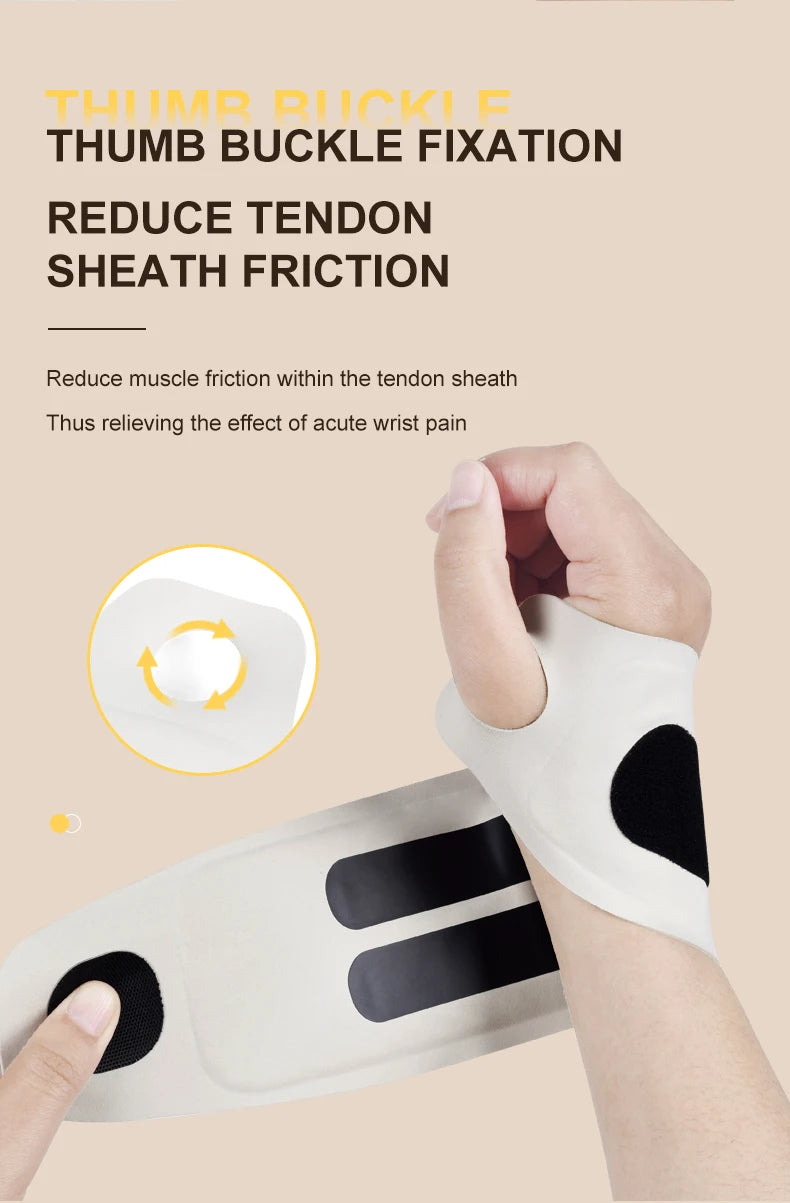 Appareil de massage du poignet sans fil à chargement USB soulage la ténosynovite/fatigue de la main de la souris appareil de thérapie par vibration portable