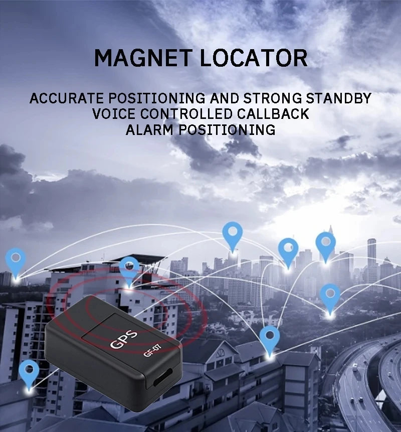 Real time anti-theft tracking monitor for car motorcycle, positioning mini GPS micro magnetic GPS tracker