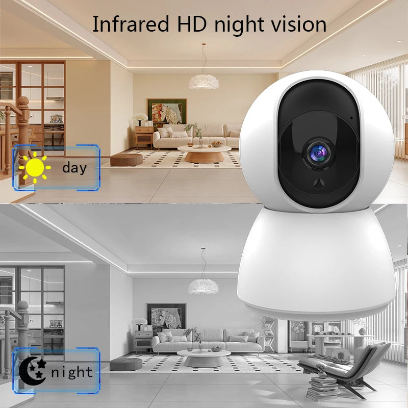 Smart 4MP HD WiFi IP Cam Auto Tracking Indoor Security CCTV/Baby Monitor with Night Vision