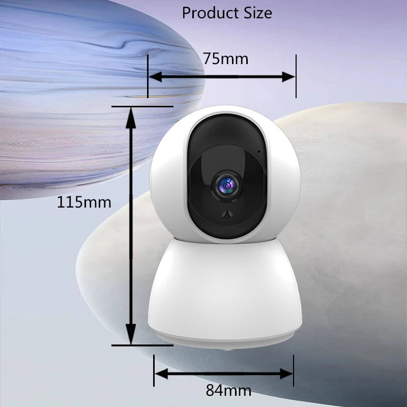 Smart 4MP HD WiFi IP Cam Auto Tracking Indoor Security CCTV/Baby Monitor with Night Vision