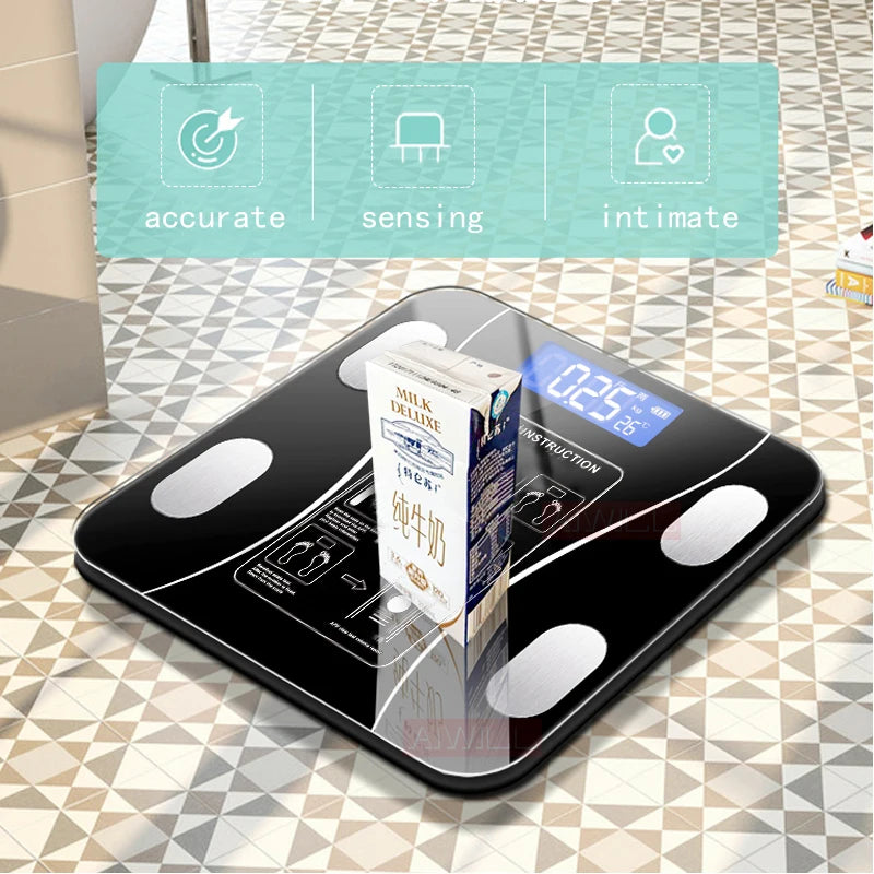 Electronic Weight Scale Bathroom Scale LED Screen Body Oil Body Composition Analysis Health Scale