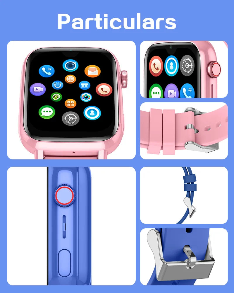 4G Kids Smart Watch GPS WiFi Video Call SOS Tracker Camera Monitor Location Phone Watch