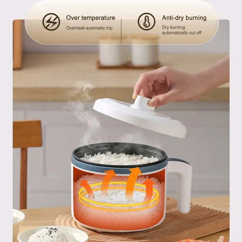 Single And Double-Layer 220V Multifunctional Non Stick Intelligent Mechanical Multifunctional Household Steamer And Rice Cooker