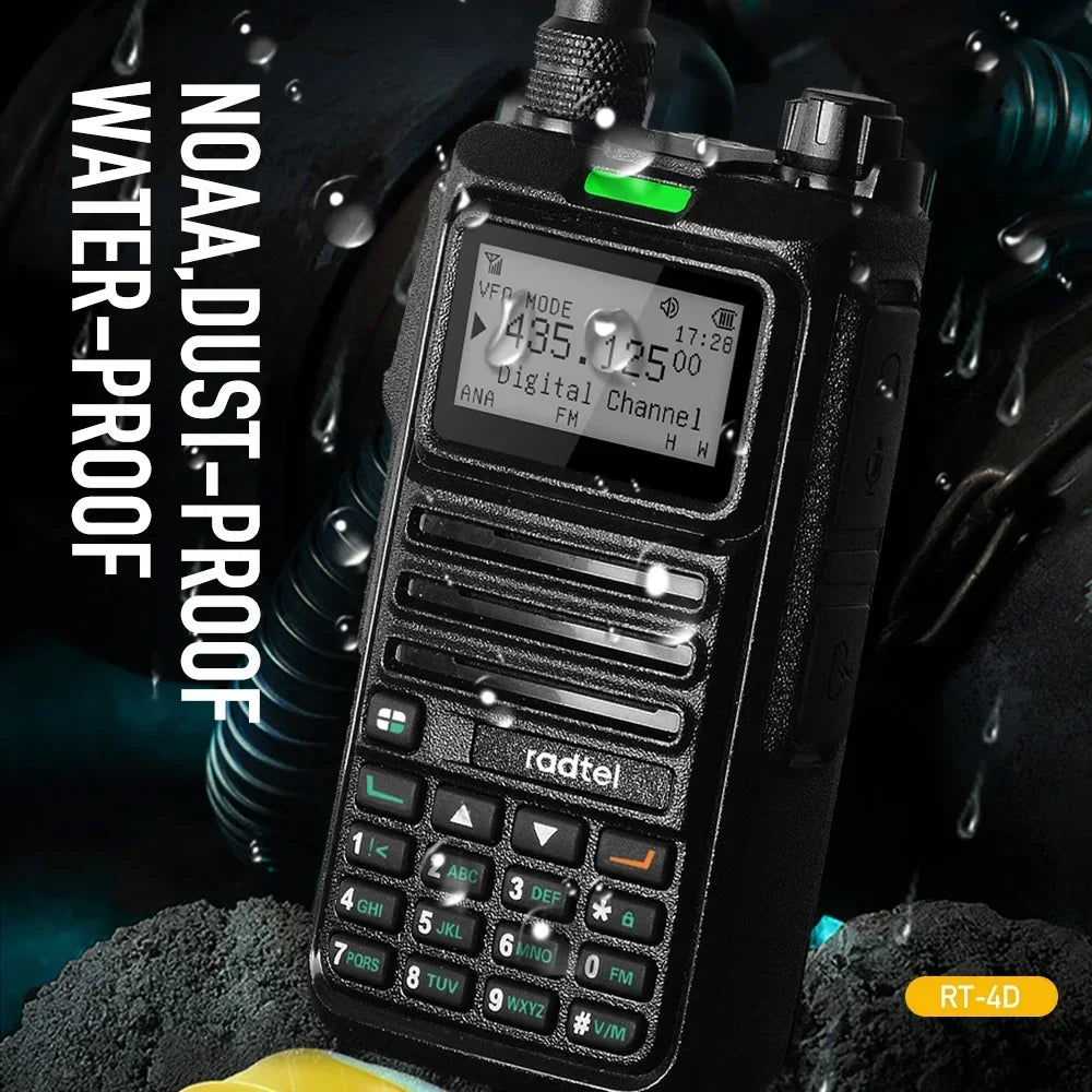 DMR Dual Mode Walkie Talkie Analog/Digital 2-Way Radio Dual Time Slot 1024CH Ham Radio
