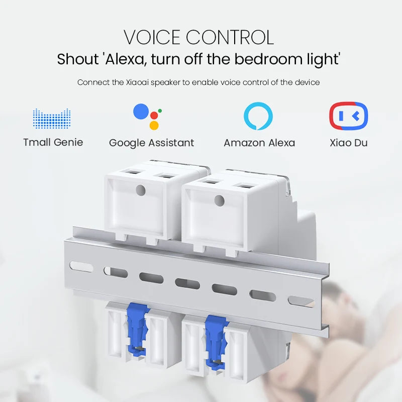 Tuya WiFi Smart Circuit Breaker Smart Home Wireless Controller