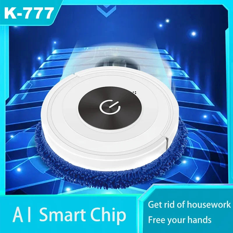 3-in-1 Cordless Cleaner: Vacuum+Mop+Self-Cleaning Silent Robotic Floor Scrubber for Smart Homes