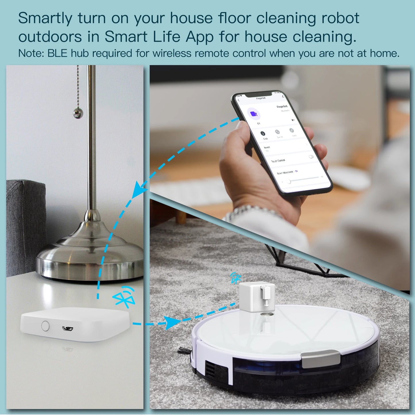 Voice Controlled Sutomatic Switch Tuya Finger Robot Button Bluetooth Finger Robot