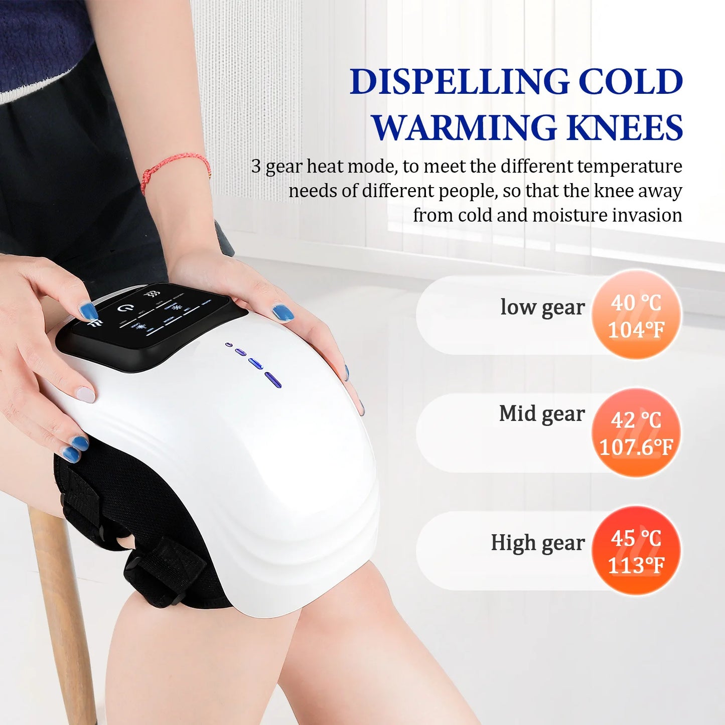 Smart knee joint massager Vibrating pneumatic knee joint massager Electric elbow shoulder knee joint massage machine
