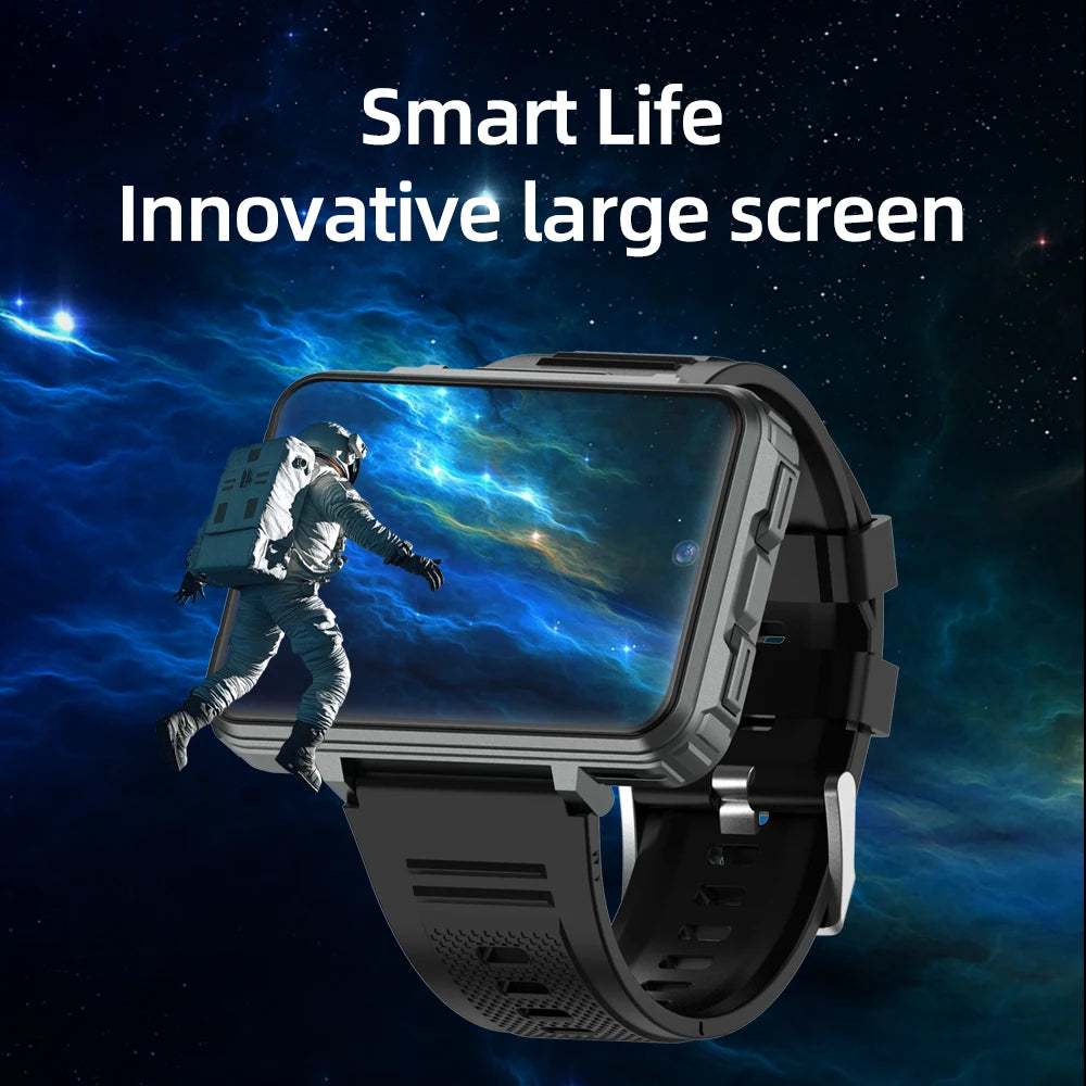 Montre connectée AMOLED 2,4 pouces HD 480 × 680 GPS/Wi-Fi Carte SIM Compatible TikTok et WhatsApp