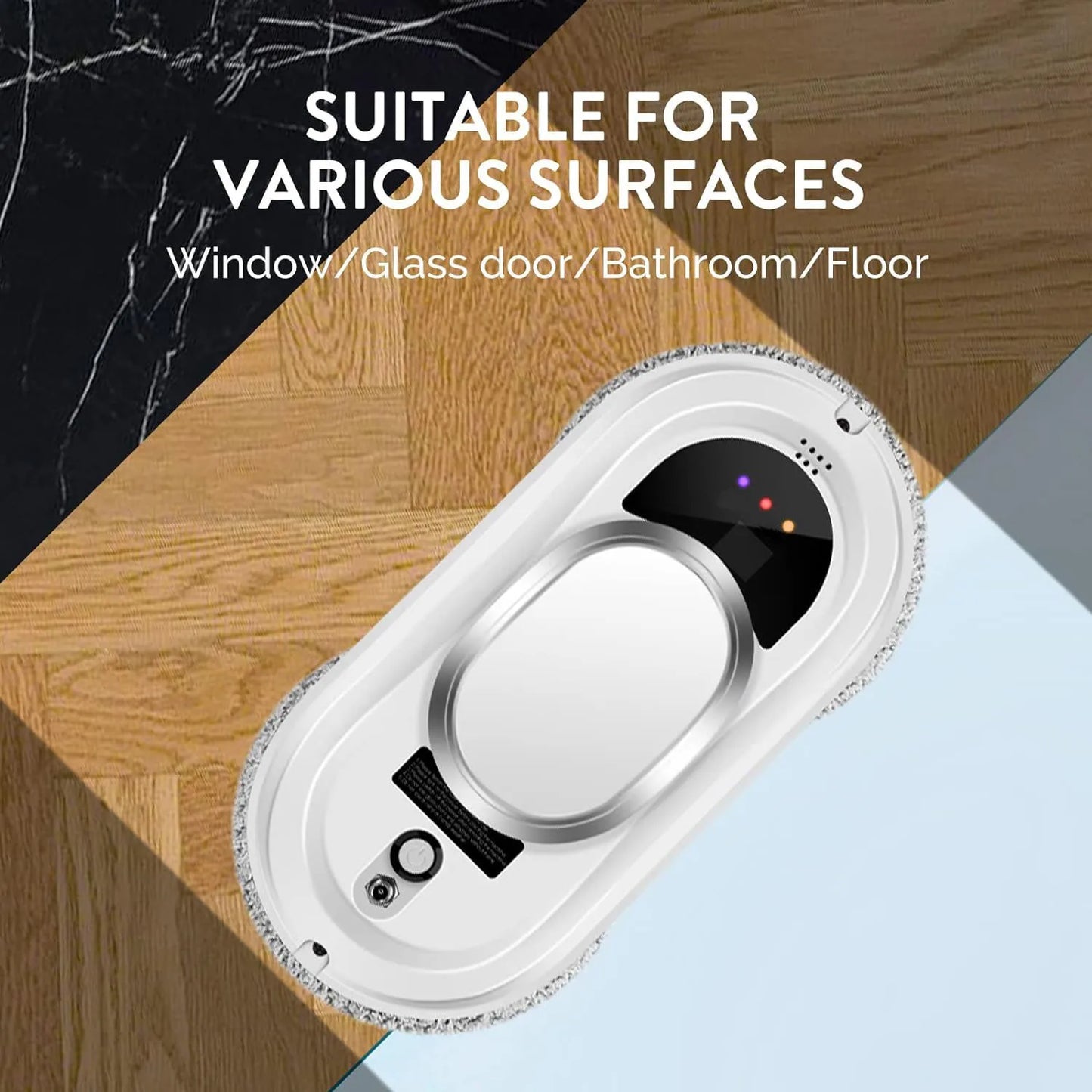 Robot nettoyeur de vitres intelligent à télécommande pour la maison Robot nettoyeur de vitres Robot aspirateur électrique pour vitres