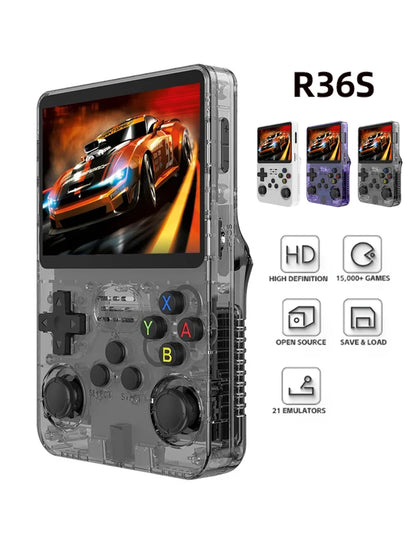 Retro Handheld with 3.5" IPS Linux OS 128GB storage 15K+ games dual joysticks Type-C charging