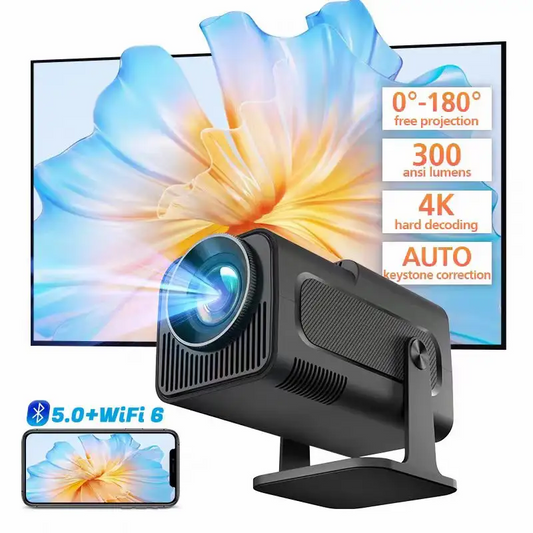 Mini Portable Led Projector 1080P Android 11 Projector and Home Theater Demonstration Device