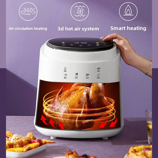 Oil Free French Fry Oven, Household 8L Capacity Intelligent Air Fryer