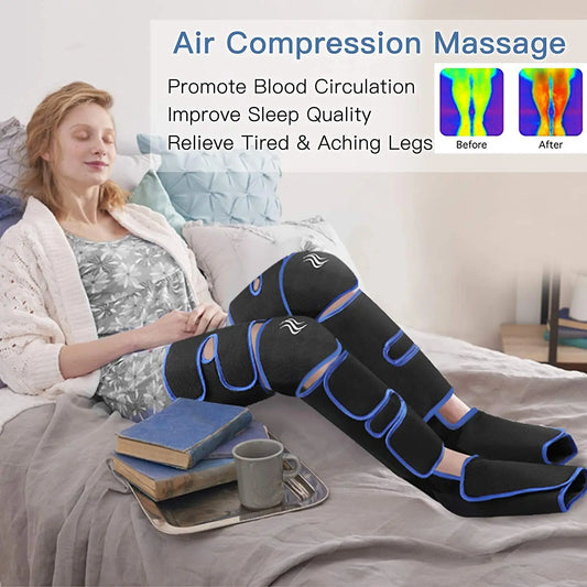 Body Massager, Muscle Relaxation, 360 ° Lymphatic Drainage Device, Foot Pressure Leg Massager to Promote Blood Circulation