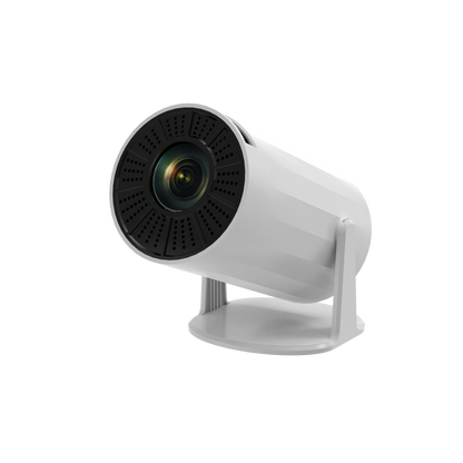 Equipped with Wifi Bt Outdoor Portable Projector, Automatic Trapezoidal Home/Movie Projector, 1080P/4K Intelligent Projector