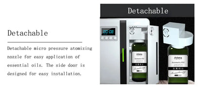 Machine d'aromathérapie murale intelligente Bluetooth 160 ml, grande capacité, système de parfum pour hall d'hôtel/maison, prend en charge le contrôle de la minuterie par application