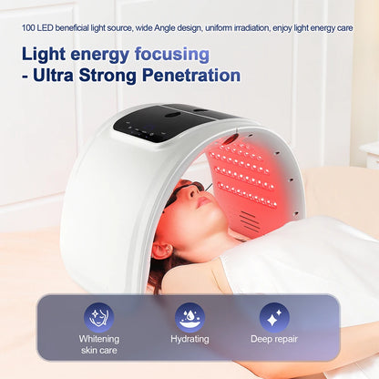 7-Color Photon Rejuvenation Facial Body Beauty Spa Nano Spray Facial Body Spray Led Facial Mask Pdt Machine