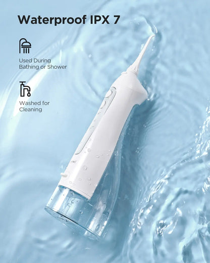 Oral irrigator rechargeable portable dental electric water flosser with 3 modes of water tank teeth