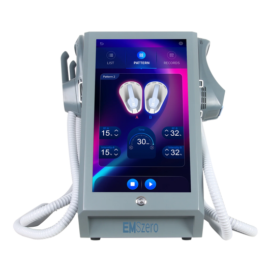 Professional EMS RF Body Sculpting Machine Dual Muscle Stimulation & Fat Burning 6-in-1 Body Contouring for Home/Clinic Use