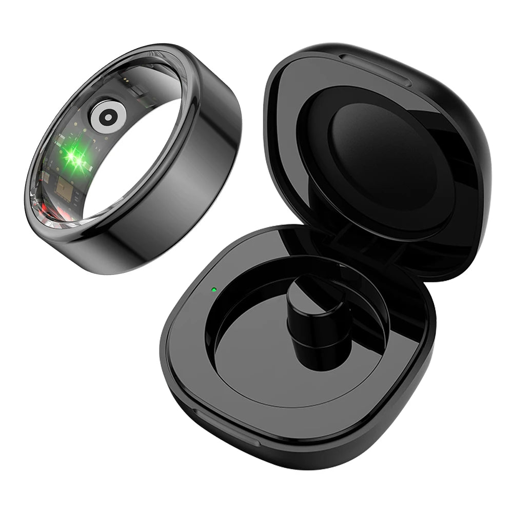 39 day battery life smart ring heart rate/blood oxygen/sleep monitoring 5ATM waterproof male and female universal magnetic charging compartment sports health tracking