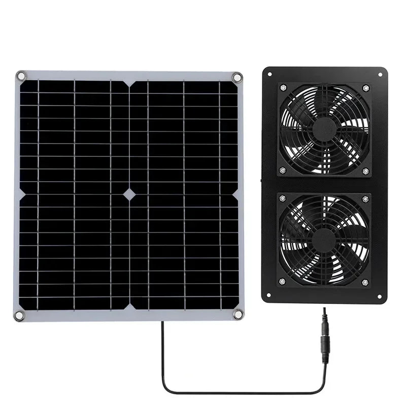 Außenlüfter für Solarpanel-Abluftventilator, RV-Gewächshaus-Luftpumpenkühlung 