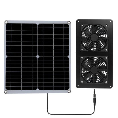 Außenlüfter für Solarpanel-Abluftventilator, RV-Gewächshaus-Luftpumpenkühlung 